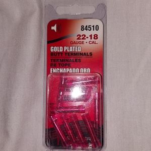 Gold plated butt terminals